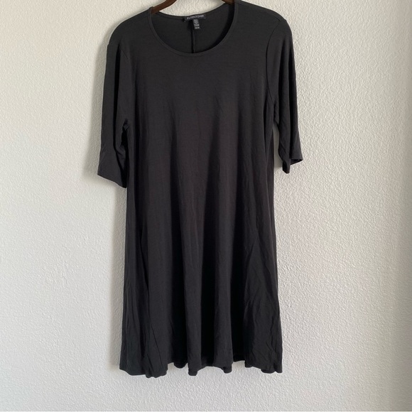 Eileen Fisher Dresses & Skirts - Eileen Fisher Women's Gray Tunic T-Shirt Dress Size XS